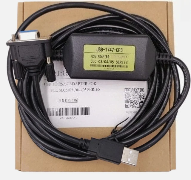 

Brand New USB-1747-CP3 USB-1756-CP3 Programming Cable SLC Series SLC 5/03 5/04 5/05 PLC Expedited shipping