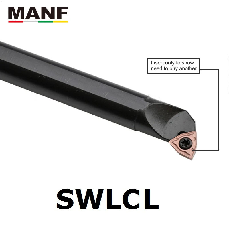 MANF lathe tools 12mm S10K-SWLCR03 CNC Lathe Hole Cutter Turning boring bar Carbide Inserts Internal Turning Tool Holder