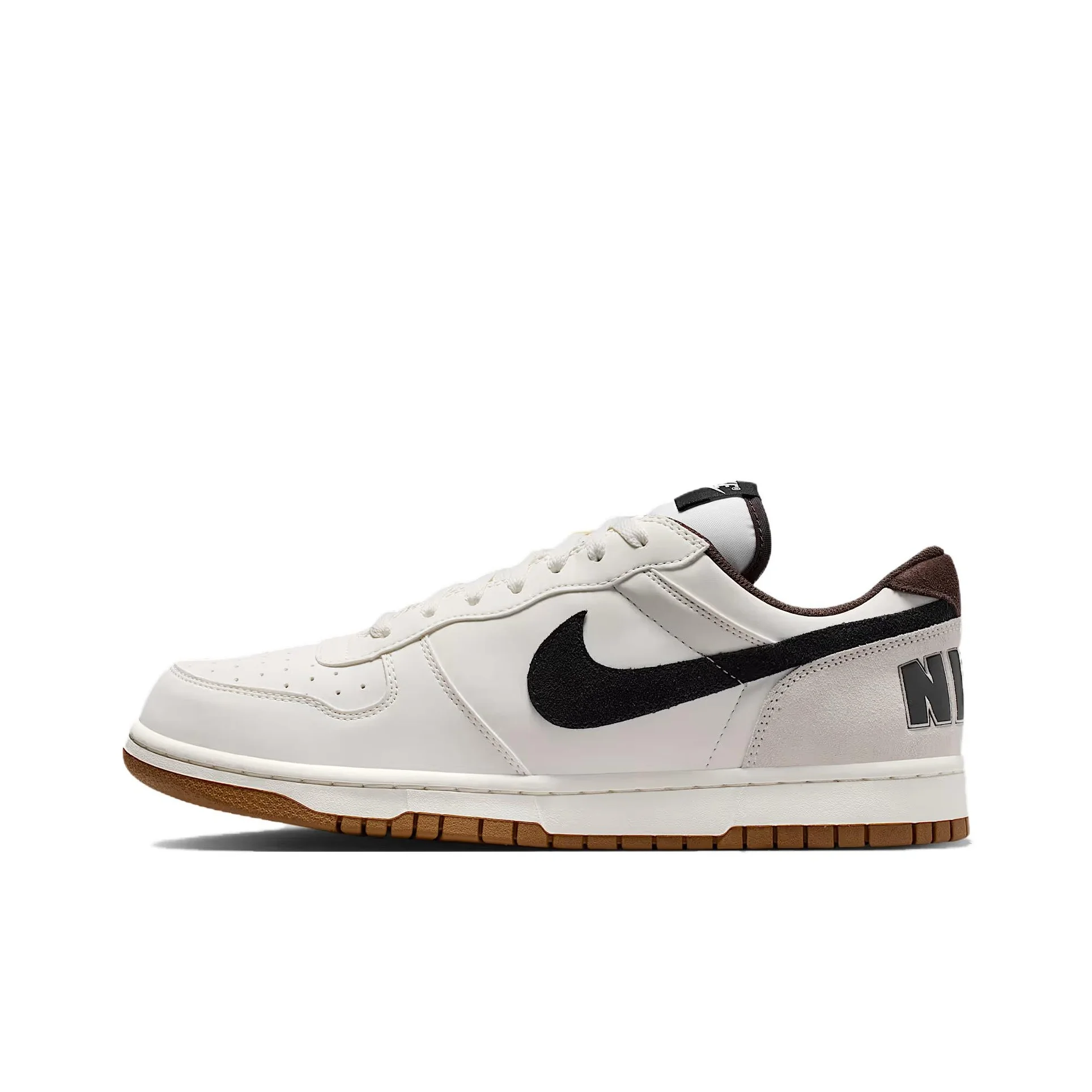 Nike Big Synthetic Leather Low top Skateboard Shoes Men's Beige 854166-101