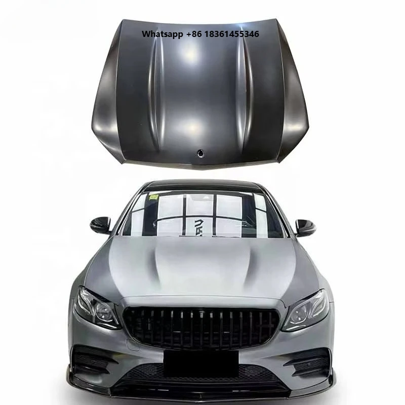 For 2017 2018 2019 2020  W213 E Class Facelift E63S  Aluminum Hood Engine Cover Bonnet