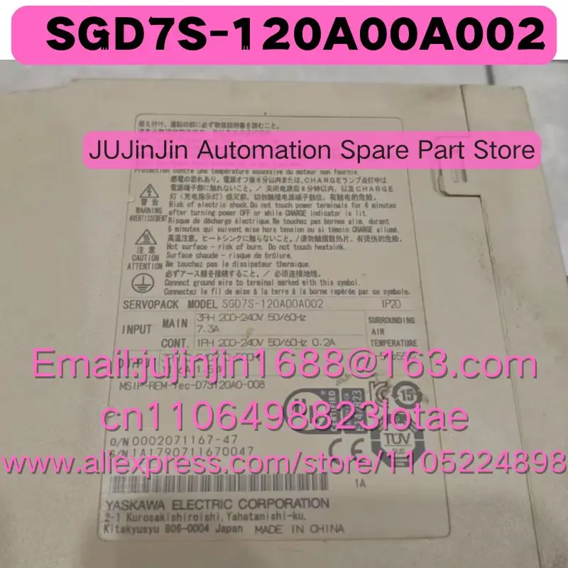 SGD7S-120A00A002 Used In Good Working Condition Quick Shipment