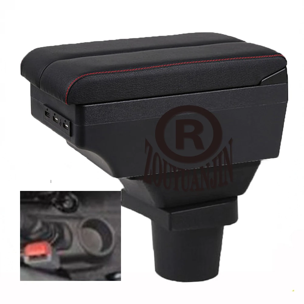 

For Chevrolet Spark III 3 Armrest Box Central Content Interior Elbow Arm Rest Storage Car-styling Part with USB Cup Holder