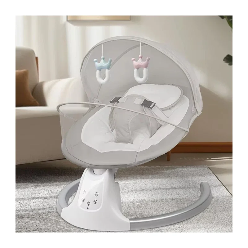 Remote Control Music Rocking Baby Safety Newborn  Baby Cradle