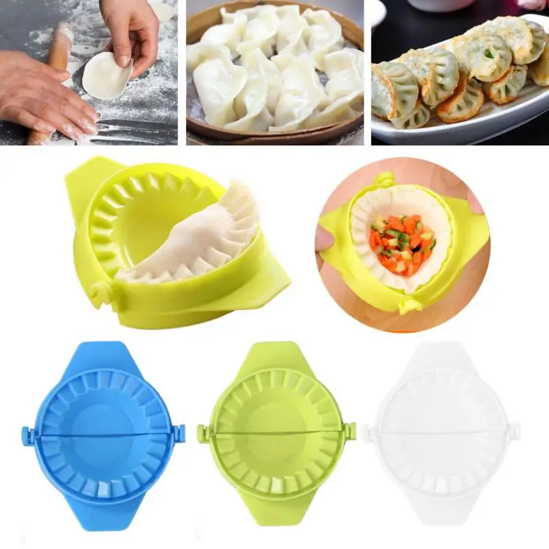 Dumpling Maker DIY Kit Wrapper Presser Manual Labor-Saving Ravioli Empanadas Dough SKin Molder Machine Portable Kitchen Tools