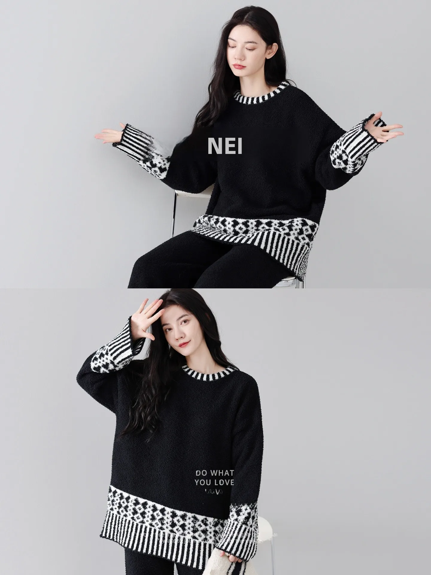 conjunto-de-ropa-de-casa-holgada-y-comoda-para-mujer-tallas-grandes-forro-polar-estilo-casual-fibra-de-poliester-para-invierno