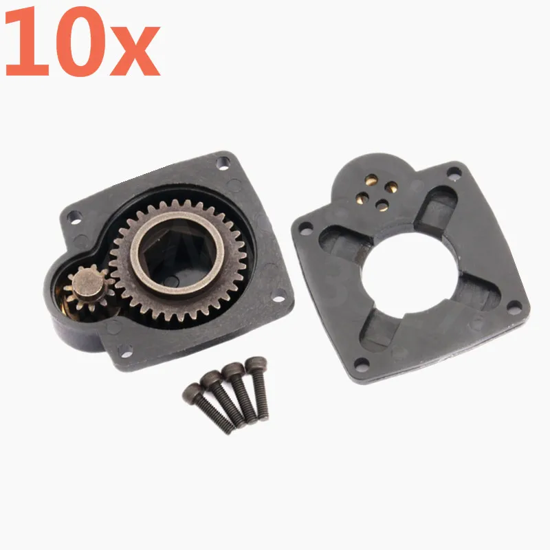 10Pcs/lot HSP 11011 Power Starter Drill Parts hex 12mm Electric start back cover For VERTEX CXP SH 16 18 21 ENGINES