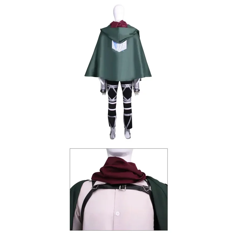 【Wetrose】재고 있음 타이탄 코스프레 의상 최종 시즌 Jean Kirstein Levi Mikasa Ackerman Armin Connie Hange Zoë Eren