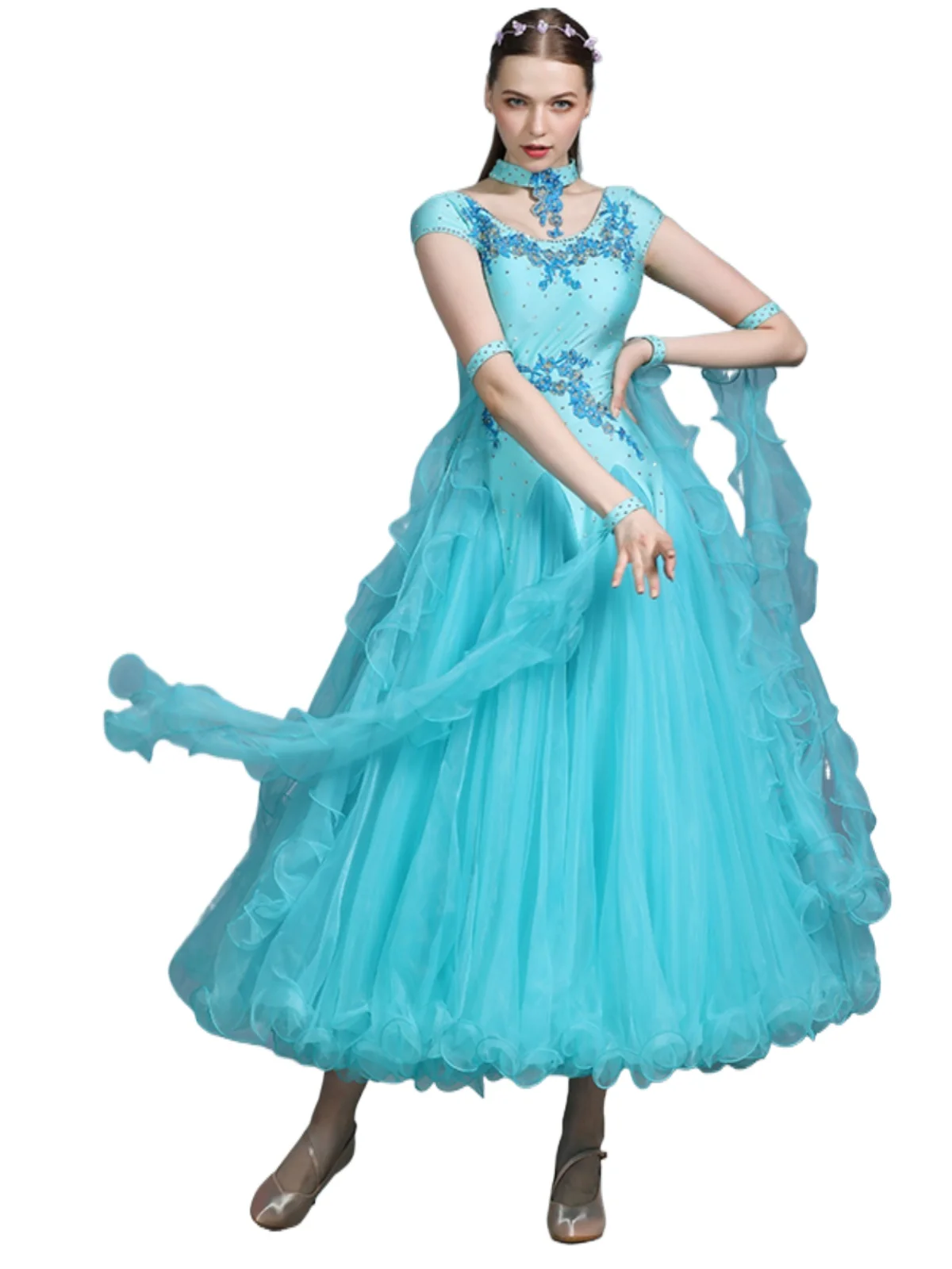 

2025 Modern Dance Dress Ballroom Dance Costume Dress Performance Costume Performance Clothes My819
