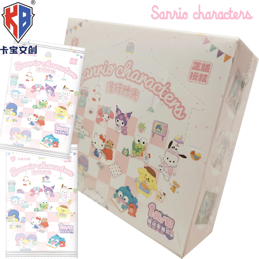 

New Genuine KABAO Sanrio Exquisite Craftsmanship Character Collection Card Lovely Stars Surprise Cartoon Rare Cards Kids Gifts
