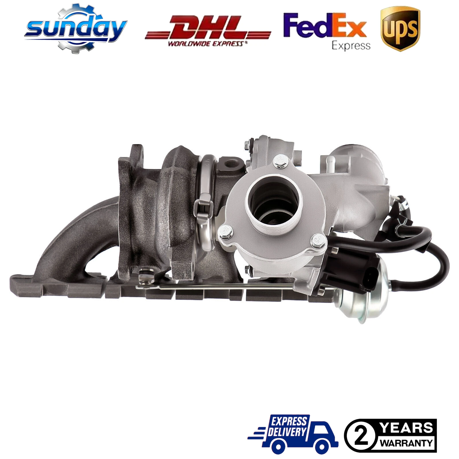 

Suitable 06H145702R 06H145702L for A5 2.0T Turbocharger Forged Impeller Compressor Housing Impeller Turbine