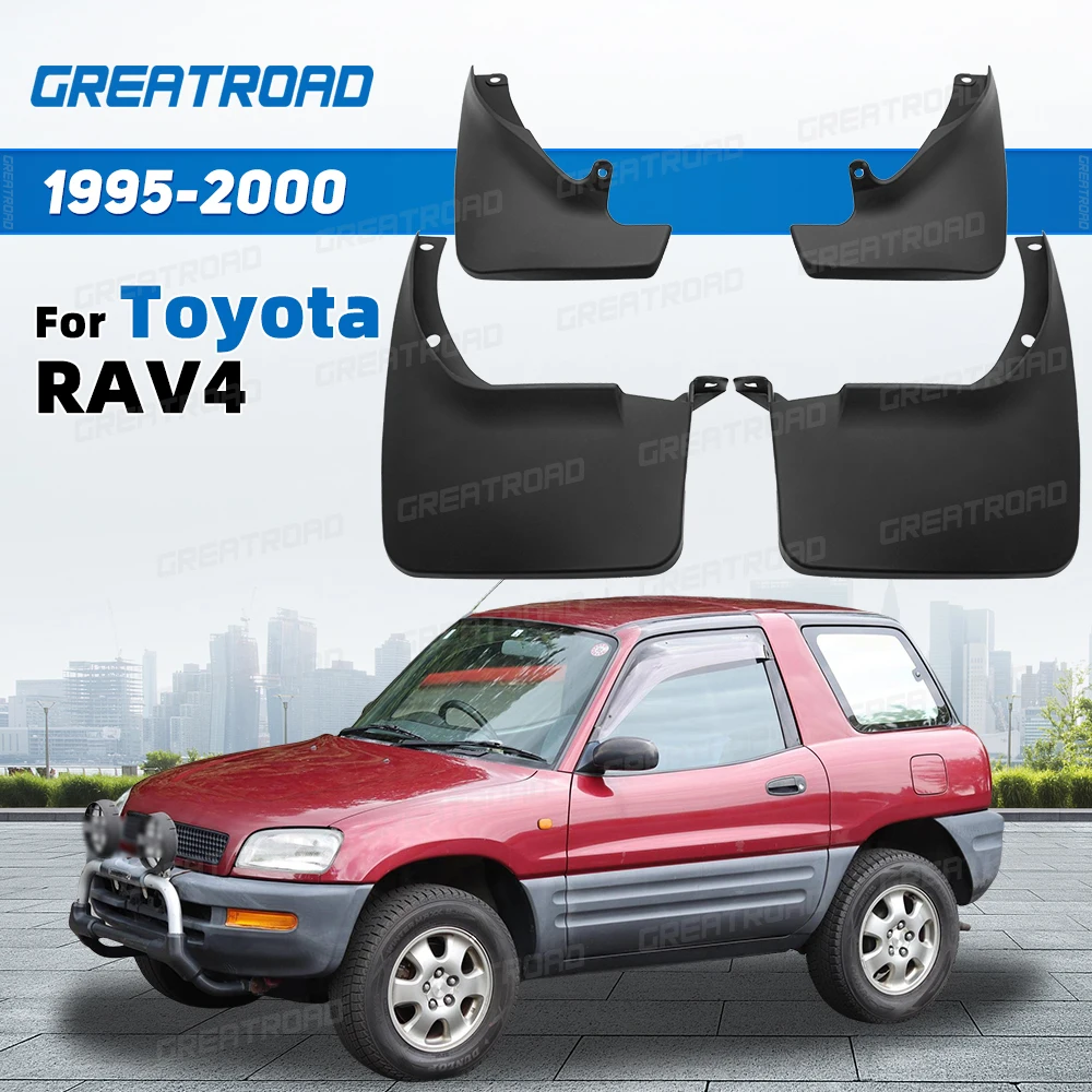 For Toyota RAV4 1995-2000 1996 1997 1998 1999  Fender Mudflaps Splash Guards  Mudguards Mud Flaps car Access
