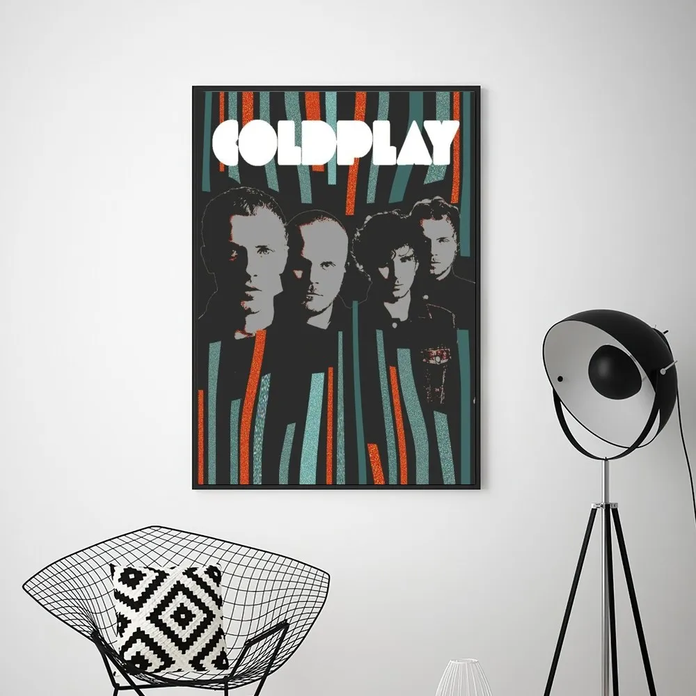 C-COLDPLAY BAND  Poster Prints Wall Pictures Living Room Home Decoration Small