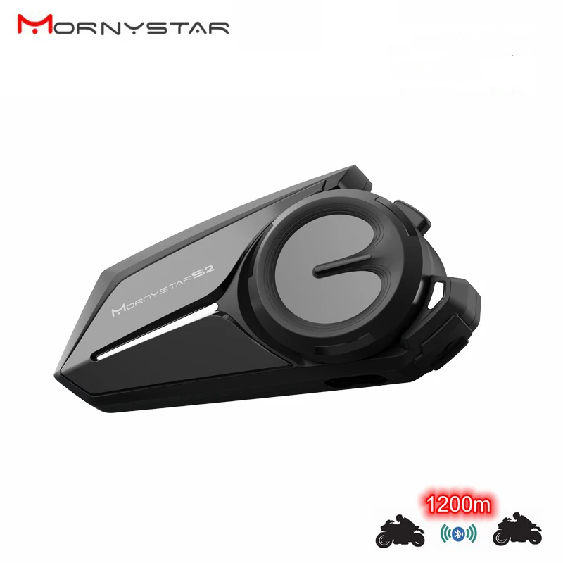 Helmet Bluetooth Headset Motorcycle Mornystar S2 Multi-functional Stereo Headphones For Two Way Raido Easy Rider Series