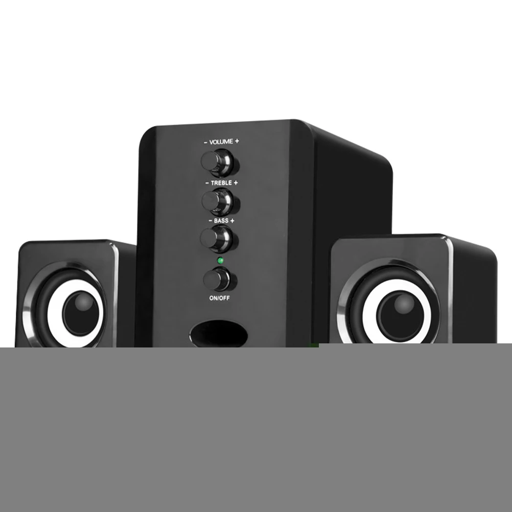 

Mini Horn Speakers for Computer Phone Desktop Black USB Multi-purpose Home Stylish Compact High Quality Material