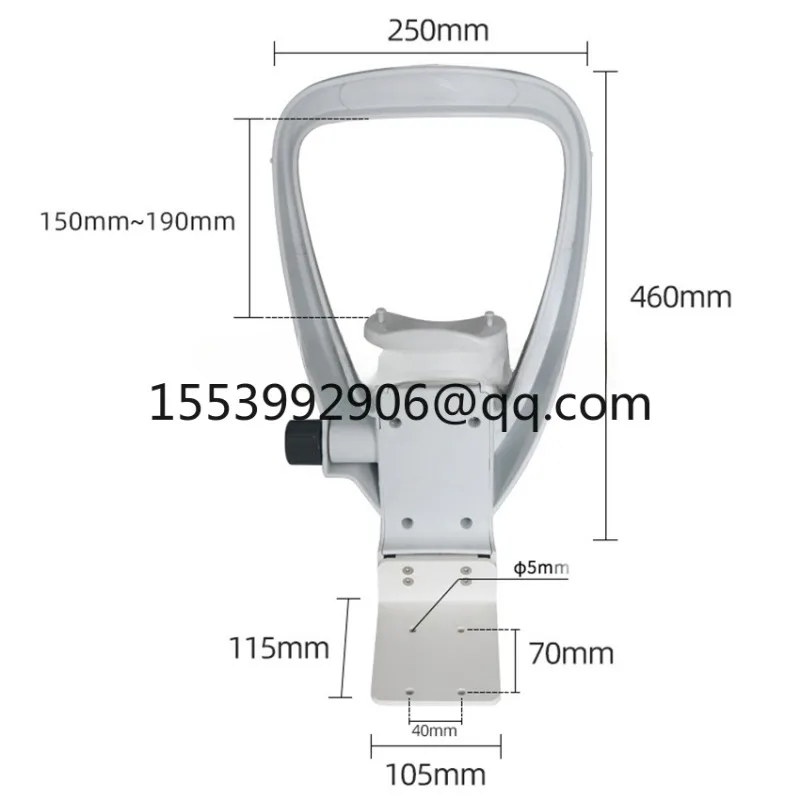 Optical Instrument Chin Rest Forehead Bracket Set For Auto Refractometer And Other Devices CR-11