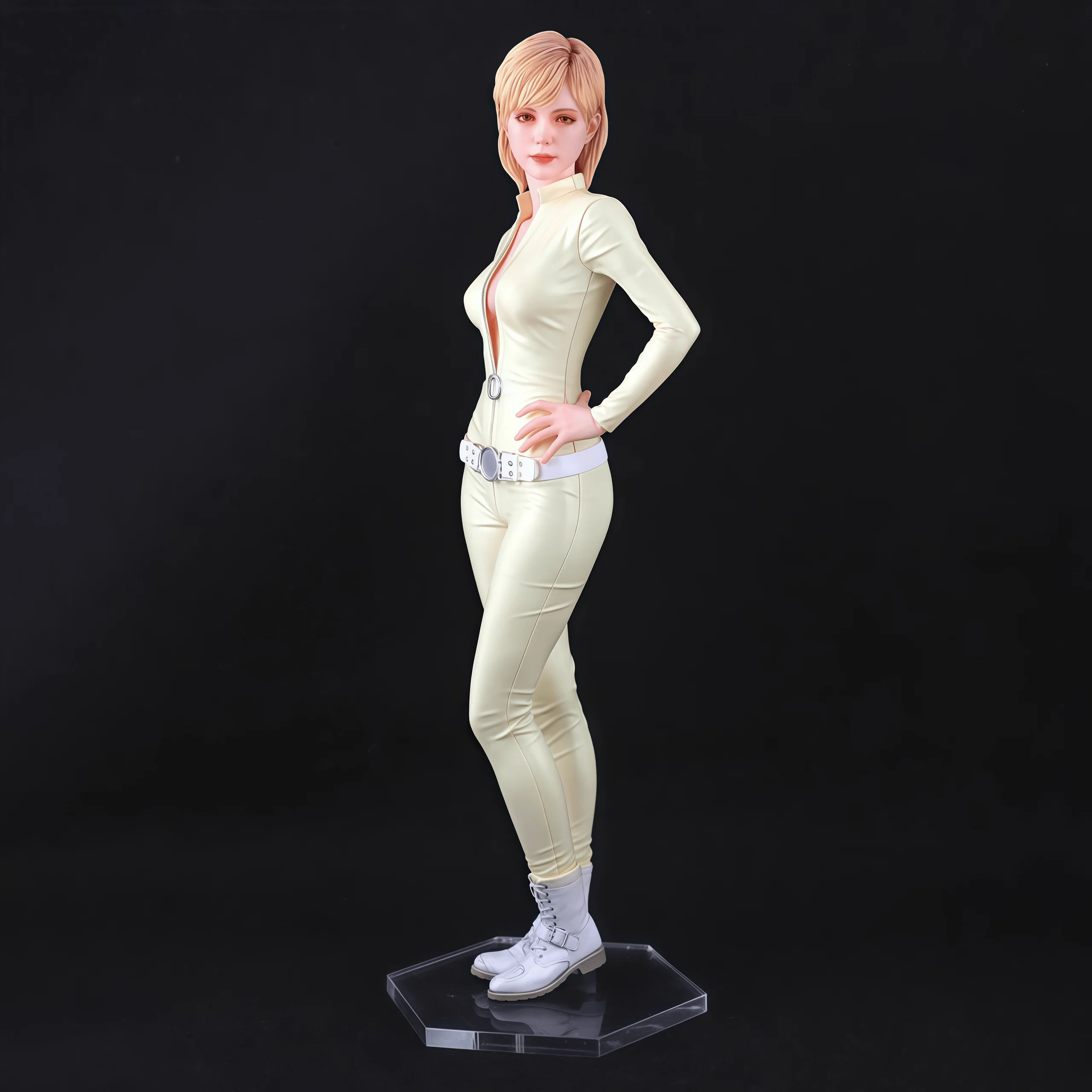 1/12 Cast Resin Model, Female Spy, Uncolored Model Needs To Be Assembled