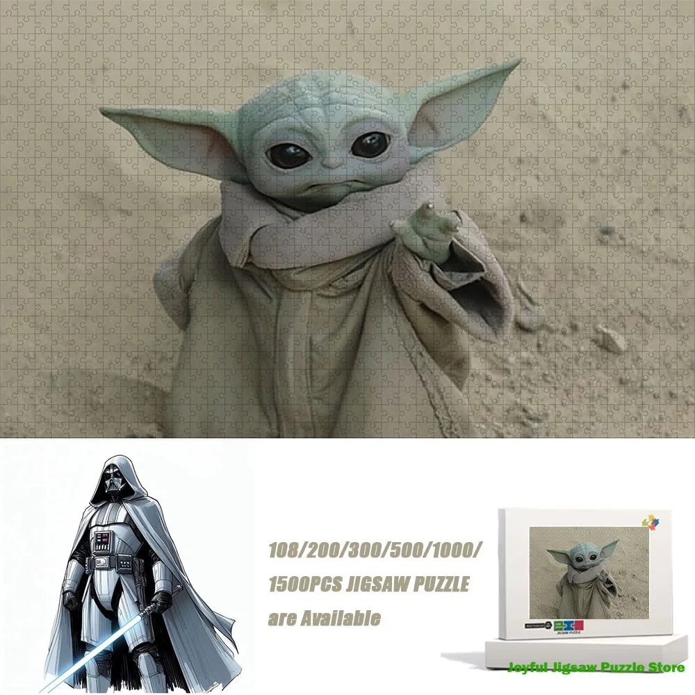 Rompecabezas con temática de Star Wars, juguete relajante para descompresión, juego educativo de aprendizaje, regalo para fiesta de cumpleaños, entretenimiento diario