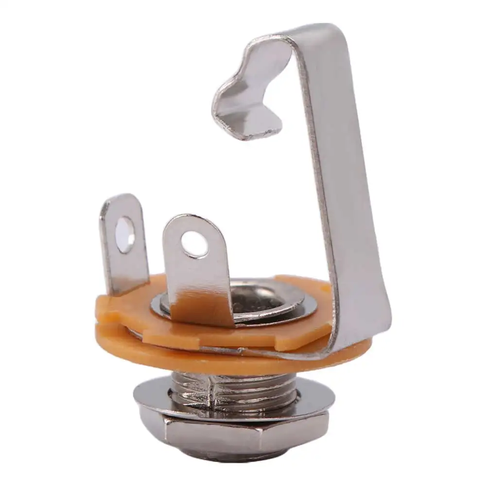 10pcs Plug Socket Electric Guitar Input Jack 1/4