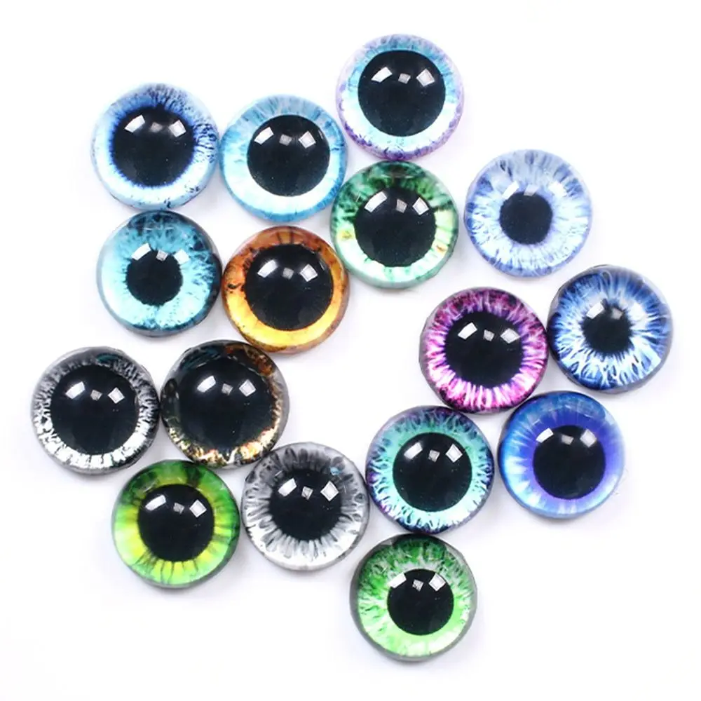 New 10pairs 6mm-20mm Plastic Safety Glitter  Crystal Eyes Crafts Bear Animal DIY Dolls Puppet Accessories Stuffed Toys PartsEyes