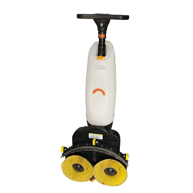 Popular Household Mini Hand Push Floor Scrubber Electric Library Museum Hotel Floor Cleaning Machine