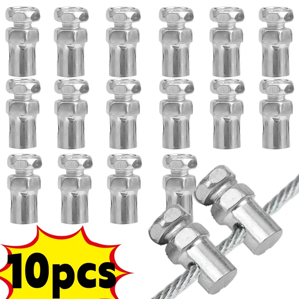 Metal Throttle Cable Clamp Clips Universal Motorcycle E-Bike Flameout Cable Adjustment Fixator Wire Rope Fixing Buckle Screw