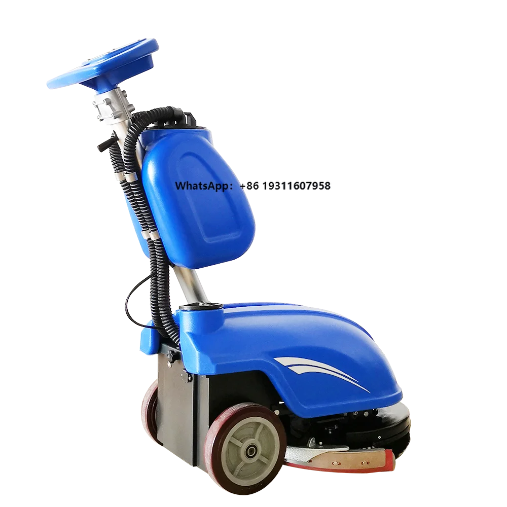

DM-350 Walk Behind Industrial Power Floor Scrubber Cleaning Machine for Carpet and Tiles Cleaning