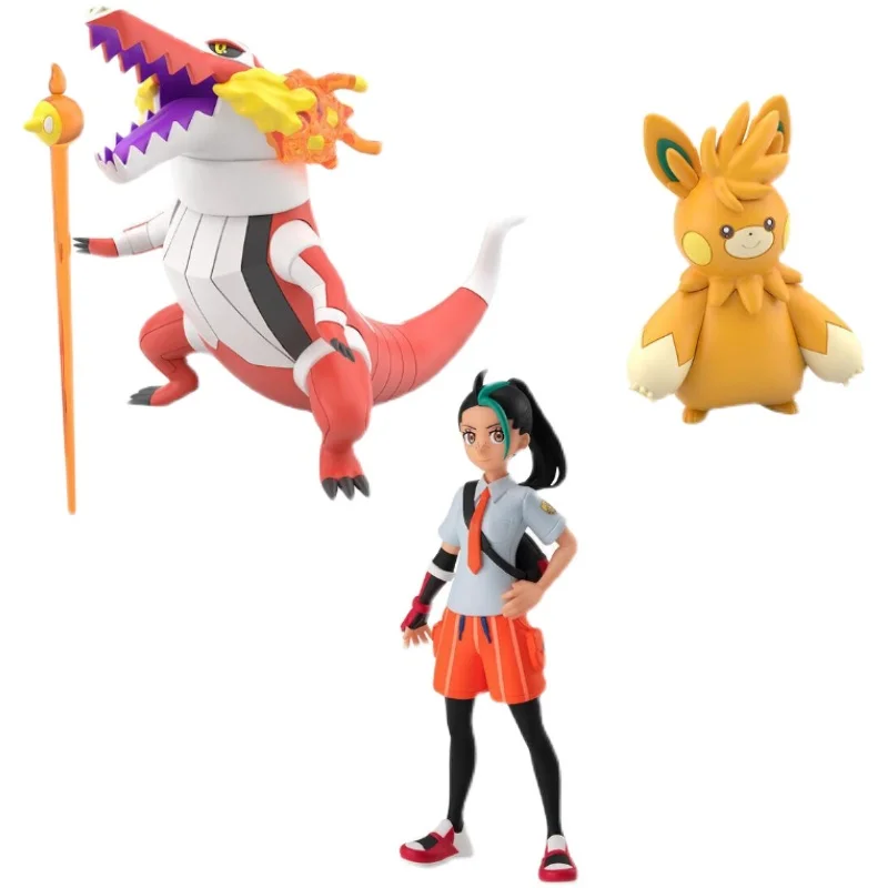 Bandai Scale World Kanto Dr. Daming Kanto Region Blaine Rapidash Magmar Action Figure Region Charizard Blastoise Venusaur Samue