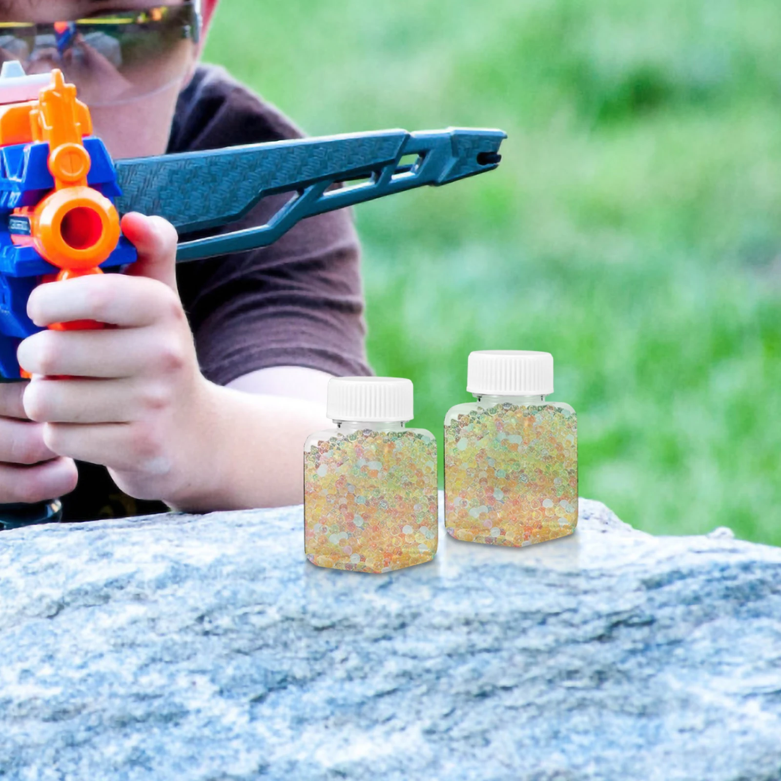 

10Pcs Beads Storage Bottle Plastic Display Containers Portable Small Subpackage Bottles for Refill Storage Reusable Empty