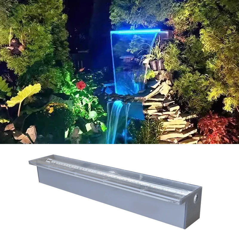 130CM 150CM 180CM ABS Perfect Curve Outdoor Fountain Swimming Pool Waterfall