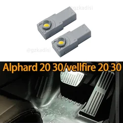 2pcs Alphard 20 30 vellfire 20 30(2008-2023)hiace 200 Foot Light agh30 anh30 LED Interior Light Lighting