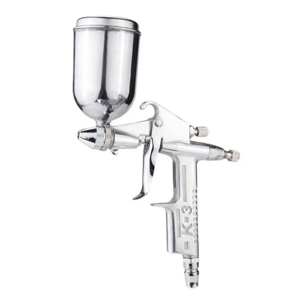 

125ml Mini Spray Gun 0.5mm Caliber Nozzle Pneumatic Sprayer Professional Car Furniture Painting Repair Airbrush High Atomization
