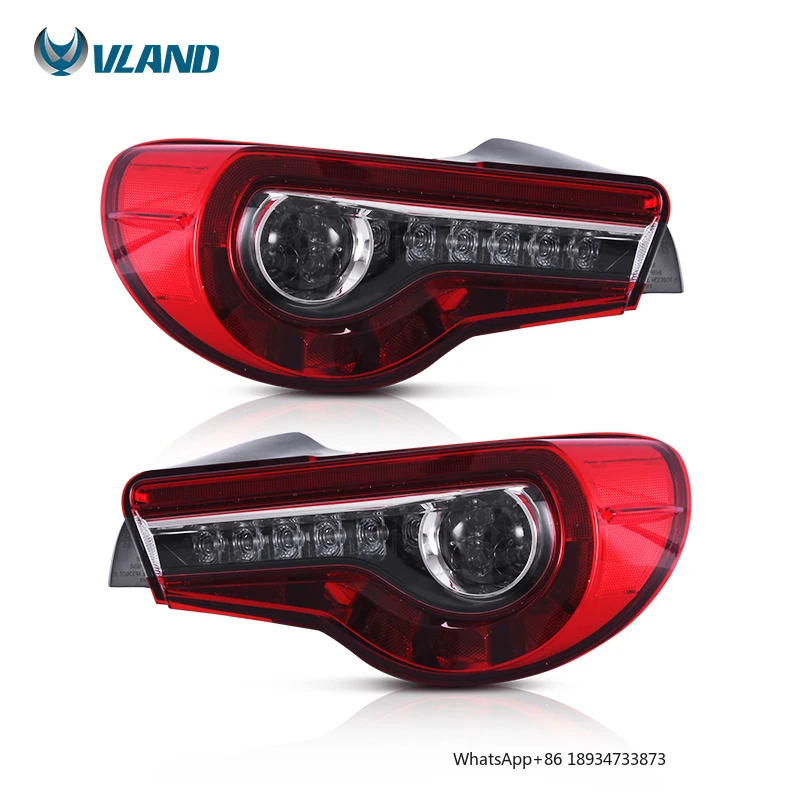 VLAND Full LED Taillights Assembly Rear Tail Lamp 2012-2016 Sequential Tail light For Toyota 86  GT86&FT86