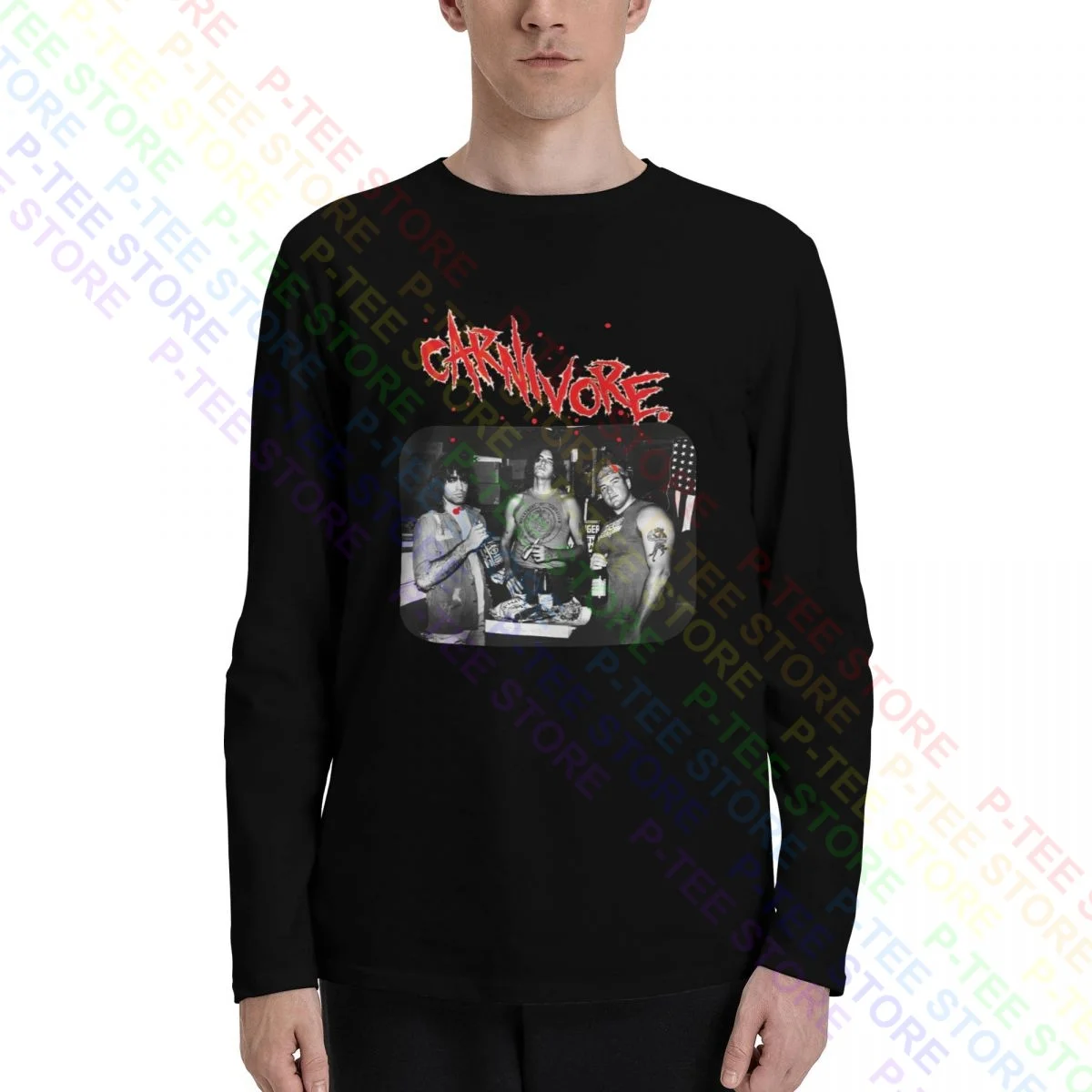 Carnivore Party Peter Sttele Type O Negative Thrash Punk Band Long Sleeve T-Shirts T-shirt Tee New Print