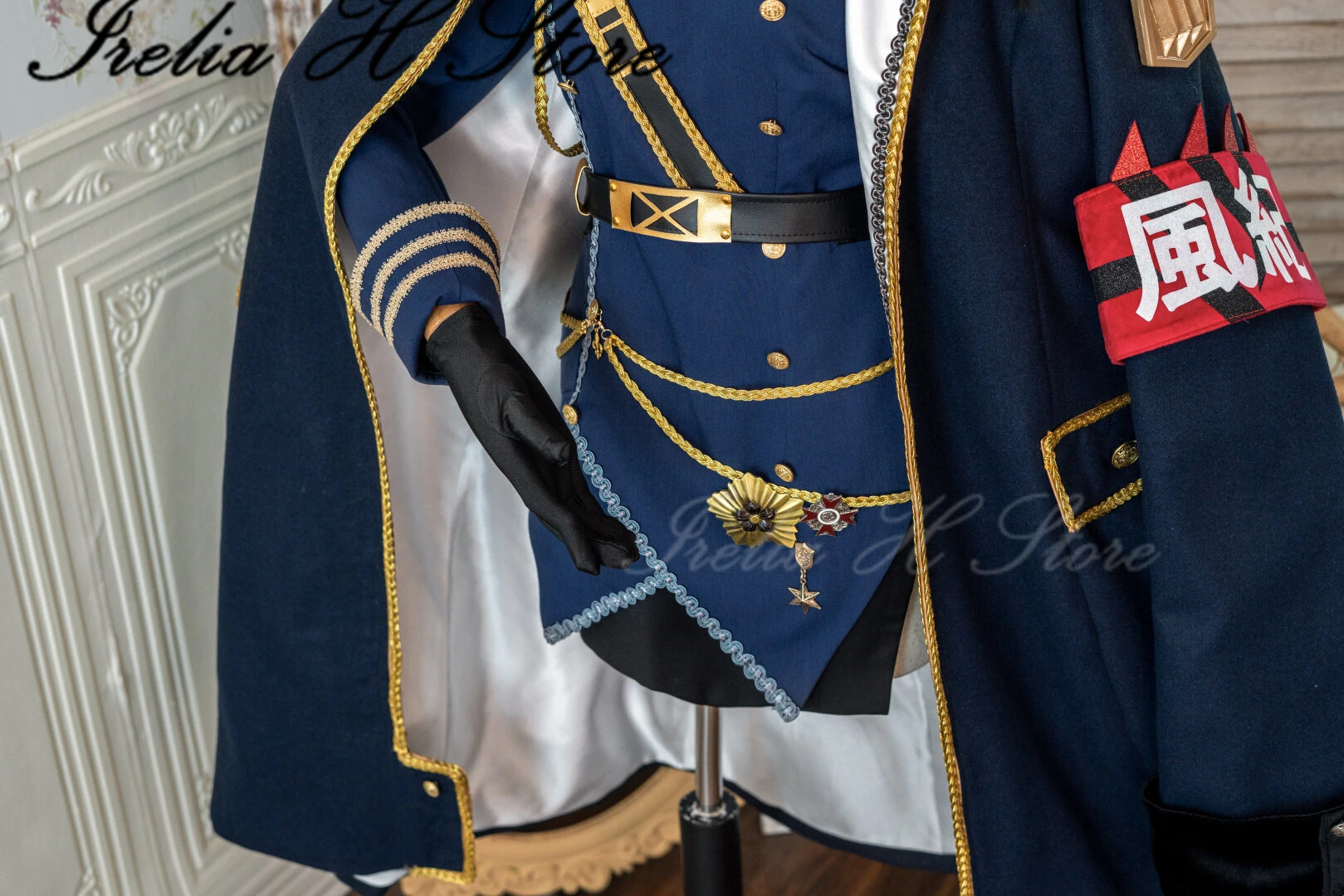 Irelia H Store Sorasaki Hina from Blue Archive Sorasaki Hina Cosplay Costume for women Uniform set trench can custom size image 3