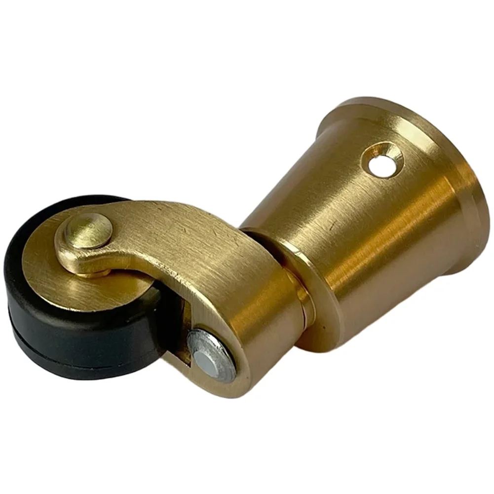 Set of 4 Brass Casters with Silent Bearings Heavy Duty Wheels 360 Degree Rotation for Furniture Like Sofas Tables and Shelves