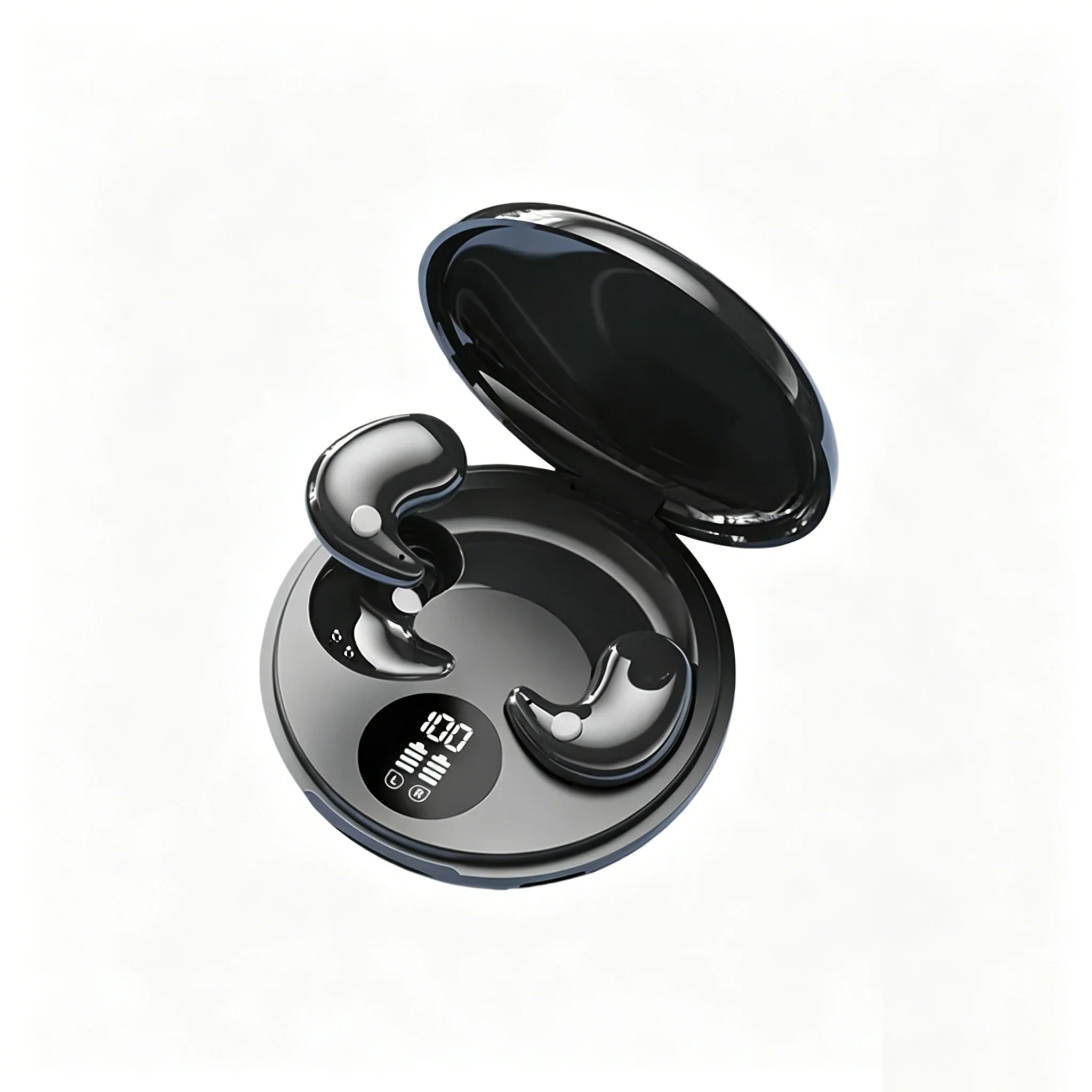 Ultra Sleep Wireless Earbuds Ergonomic Pressure-Free Fit For Side Sleepers All Day Wearing Comfort Extended Long Lasting Battery_voghion.com