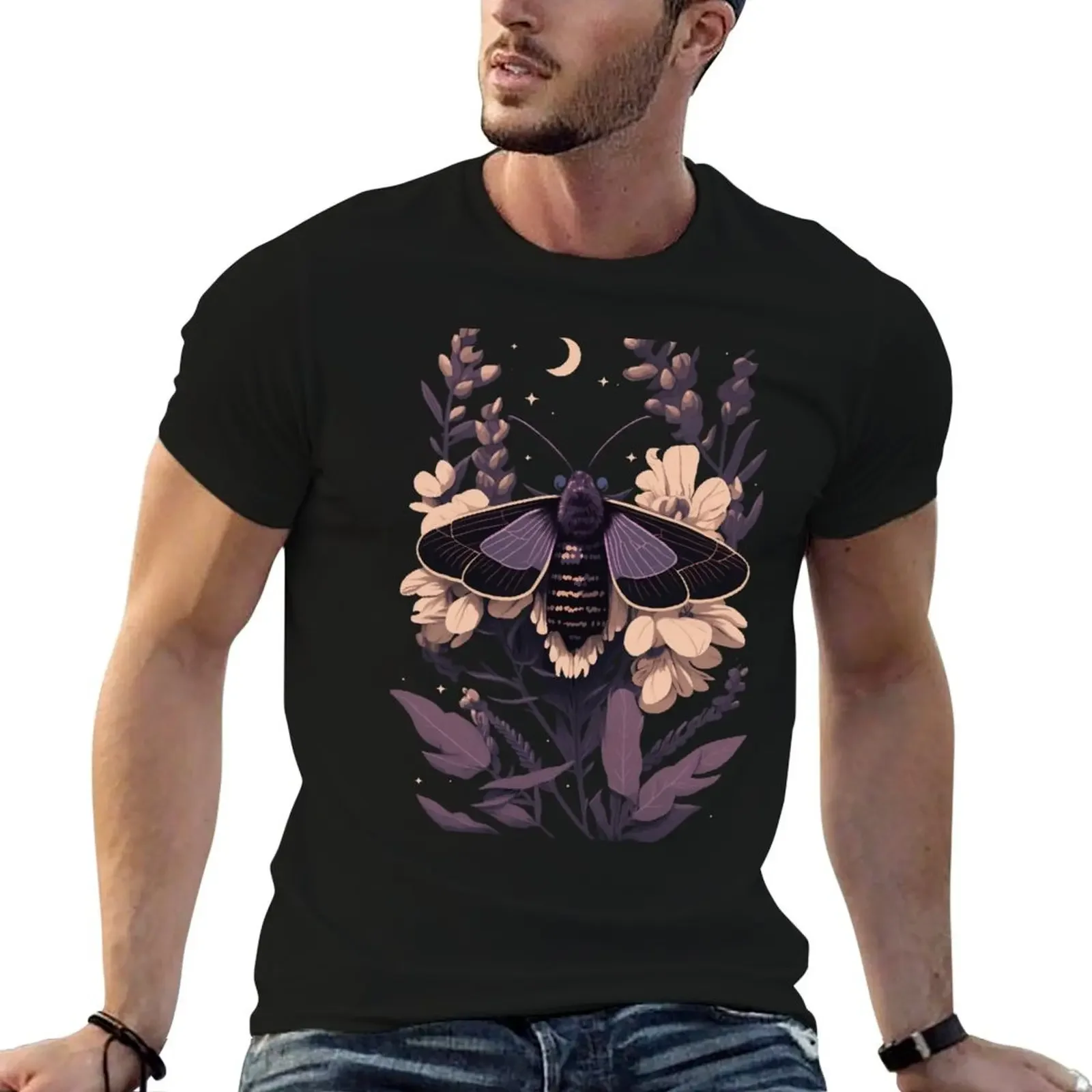 

Purple Celestial Moth T-Shirt custom shirt essential t shirt graphic shirts mens t shirts pack