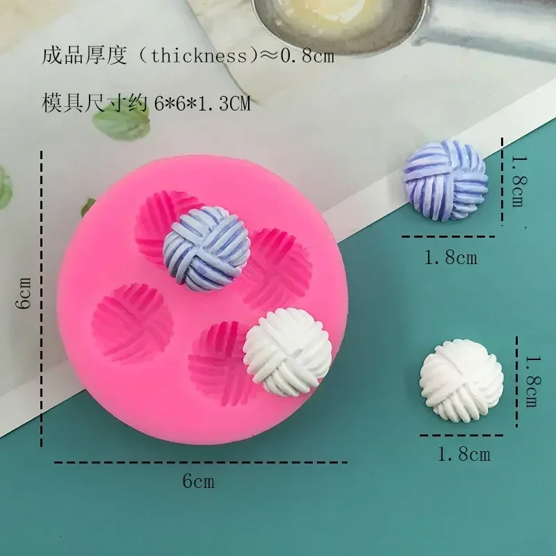 Food Shape Molds Waffles Cookie Cheese Chocolate Chip Donuts Cake Decorating Tools Soft Silicone Creative Fondant Mould