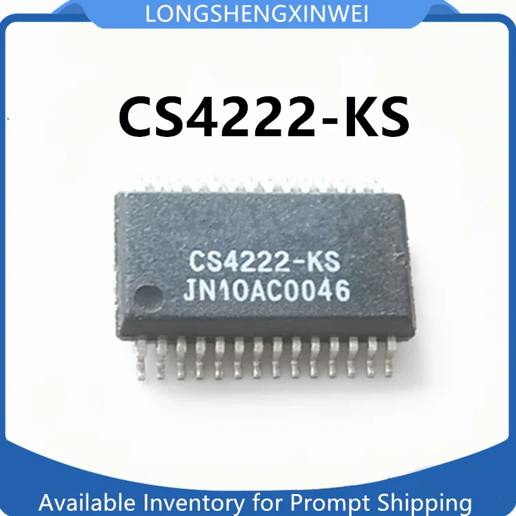 1PCS New Original CS4222-KS Audio Codec IC Patch SSOP-28 Pin Chip in Stock