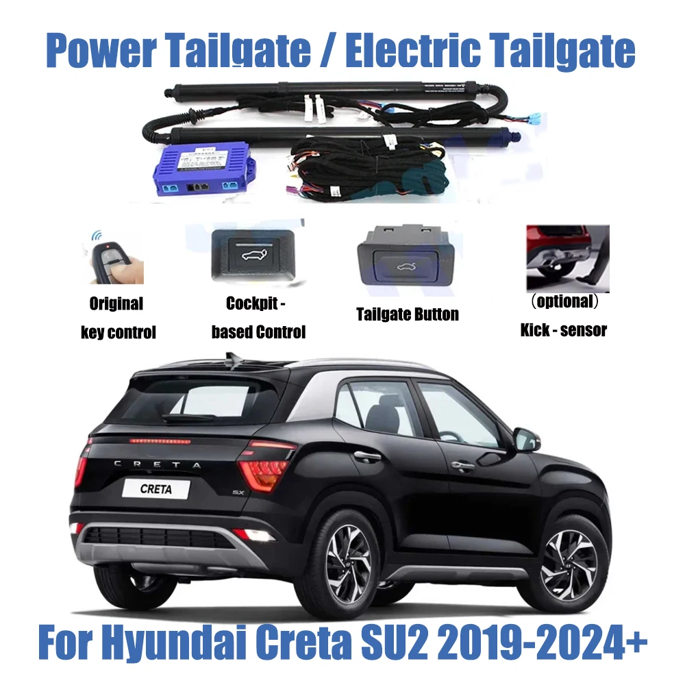 For Hyundai Creta SU2 2019-2024+ Car Automatic Lifting kit Opening Trunk Intelligent Electric Lift Tailgate