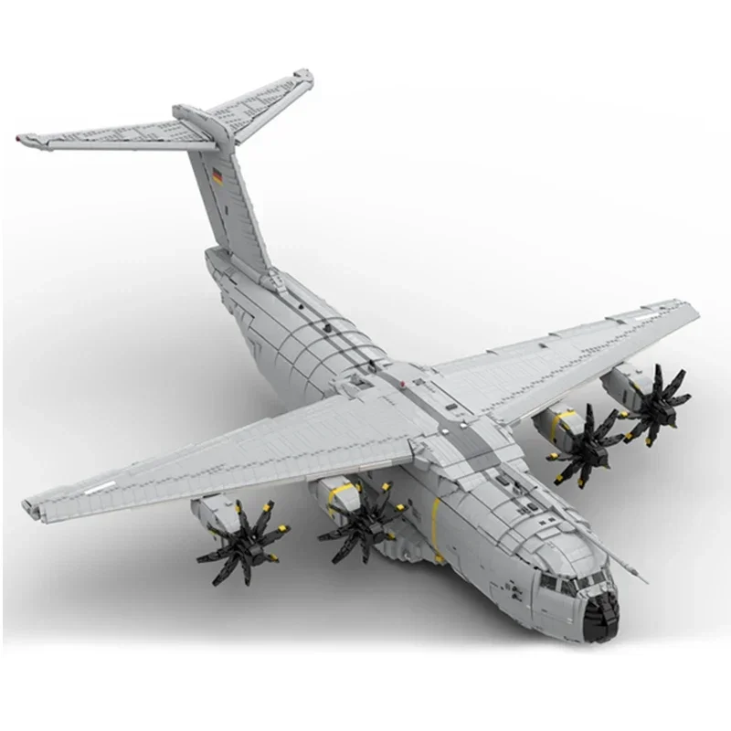 Moc Bouwstenen Airbus A400M Atlas Model Technologie Vechter Baksteen DIY Assemblage Grote Vliegtuigen Speelgoed Kinderen Vakantiecadeau