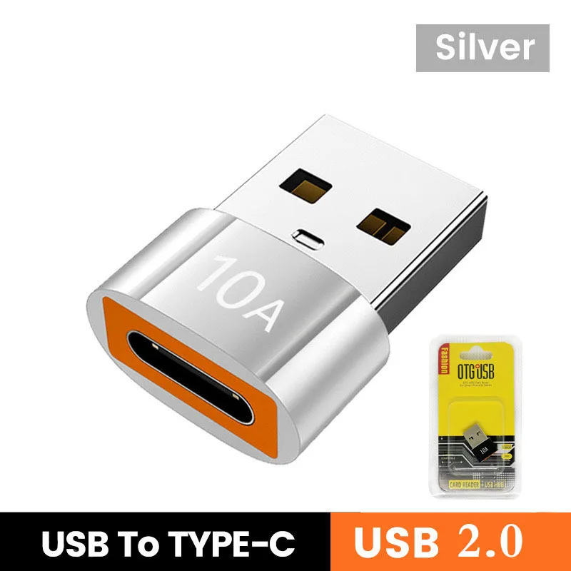 10A OTG USB 3.0 To Type C Adapter Fast Charging Data Transfer TG  for Xiaomi For Samsung Devices New In