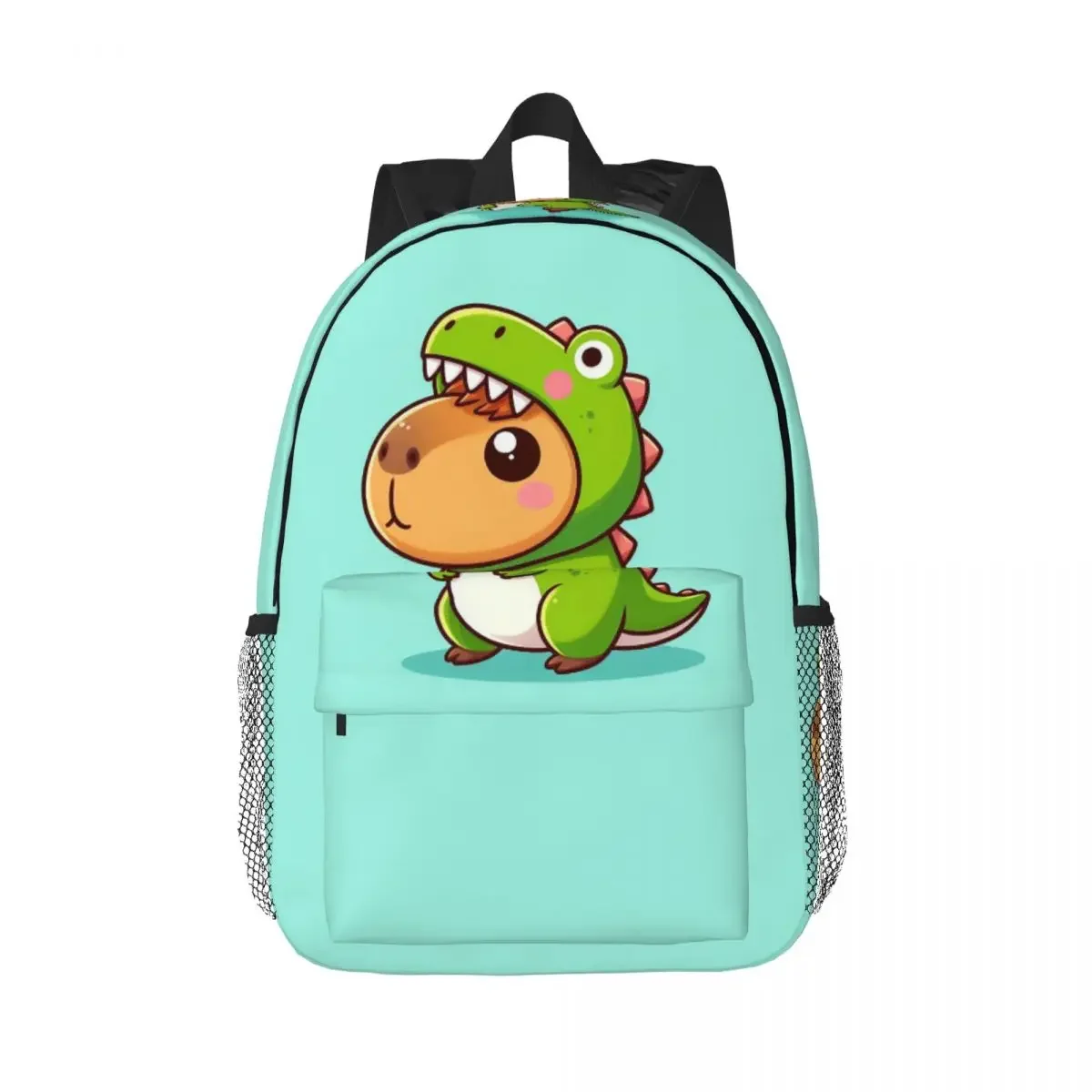 

Cute Capybara Loves Bubble Tea Backpack Hot Sale Daypack Large Capacity Boy Girls BookBag Shoulder Bags for Men Women School Bag