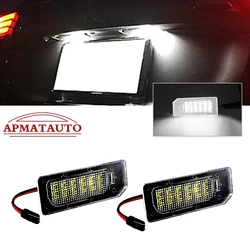 2PCS OEM#8341A132 For Mitsubishi ASX Outlander Sport 2011-2020 Car Rear White LED License Plate Light Number Plate Lamp No Error