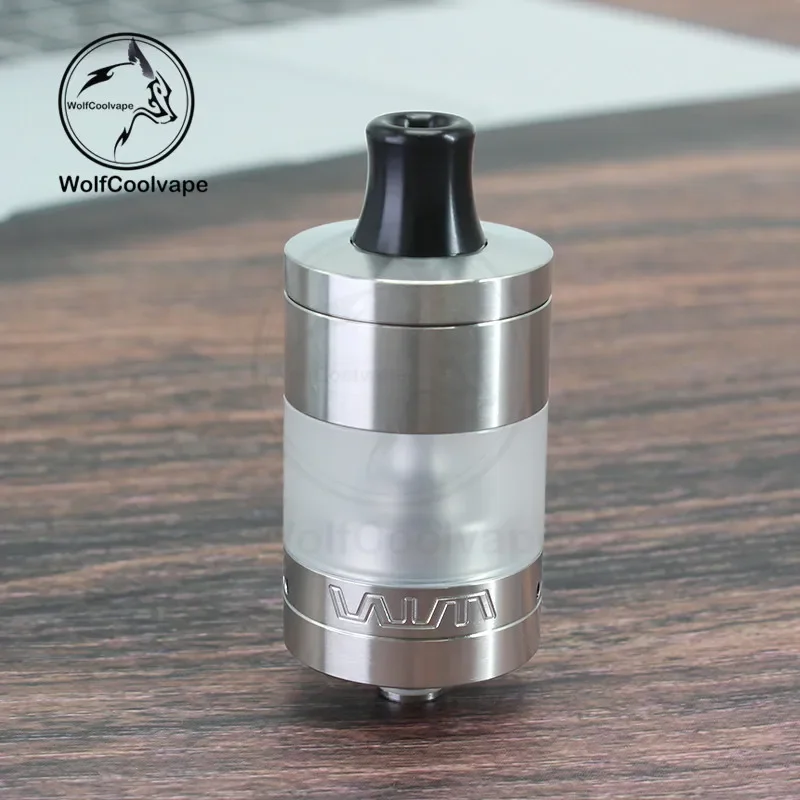 Wolfcoolvape VWM Intensa RTA 22 мм 5,2 мл MTL Vape Tank 316SS и PCTG Восстанавливаемый распылитель с 10 комплектами штифтов для воздушного потока