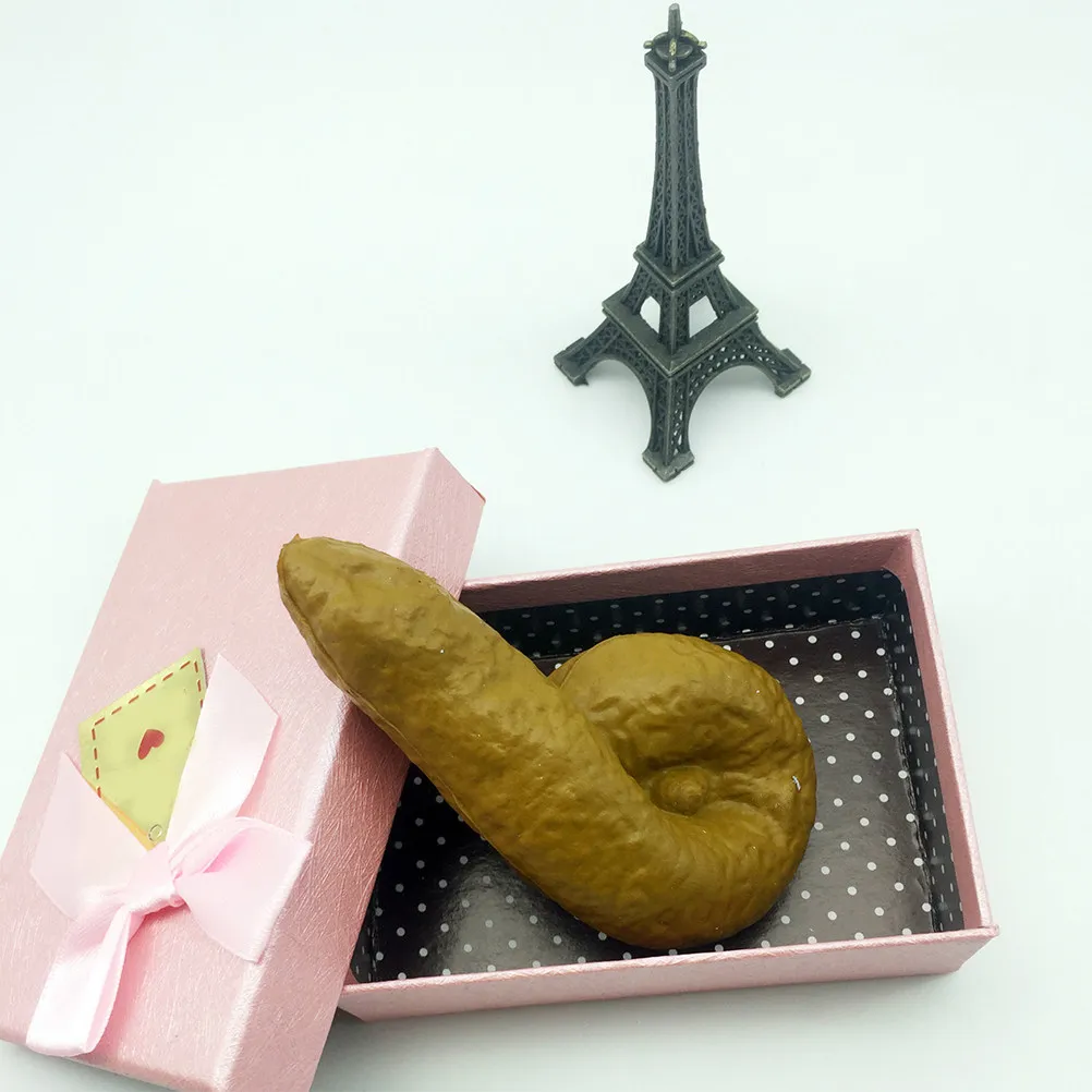 

Fake Poop Prank Props Realistic Large Artificial Cross Stool Perfect April Fools Party Stress Relief Squeeze Prank