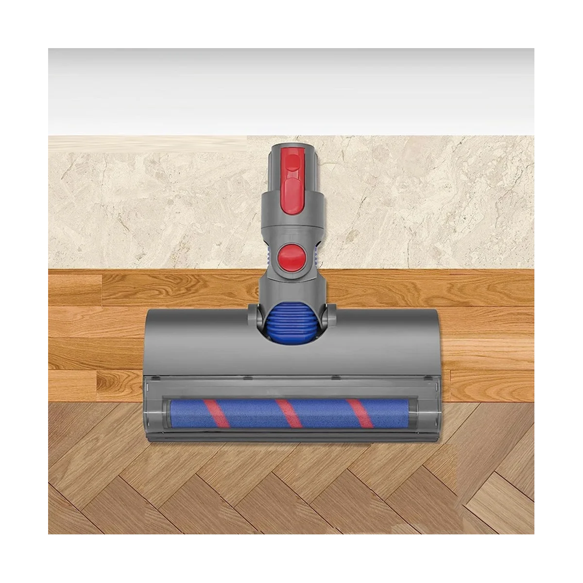 أجزاء المكنسة الكهربائية لـ V7 V8 V10 V11 V15 أجزاء المكنسة الكهربائية مرفقات فرشاة الأرضية ذات الرأس الدوار الناعم