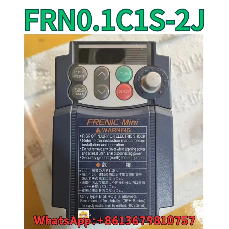 

Used Frequency converter FRN0.1C1S-2J 0.1KW test OK Fast Shipping