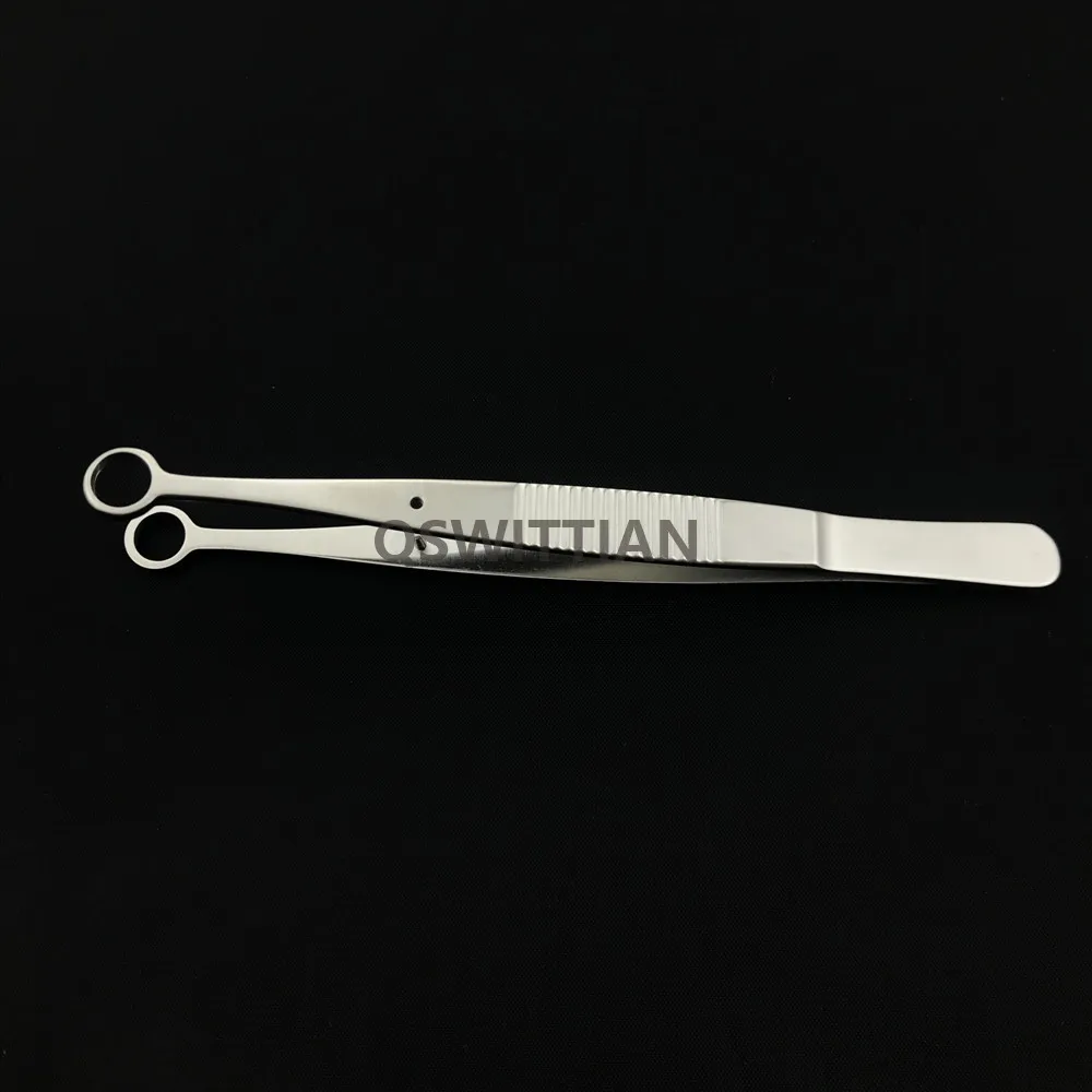 5mm Round Tip Chalazion Forceps Stainless Steel Eyelid Surgery Tweezers Ophthalmic Autoclavable Tools