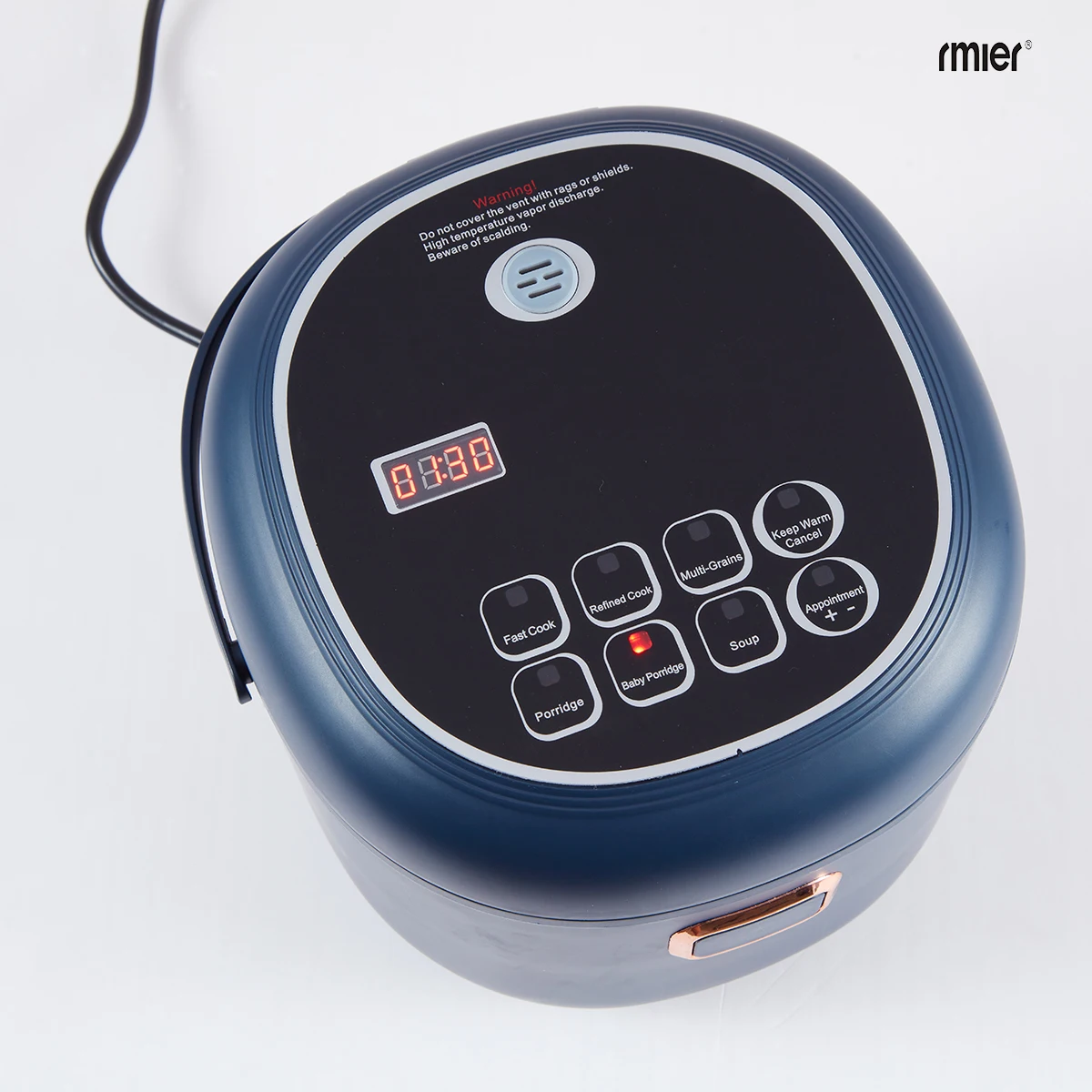 New 2L 12-24V 220V Trible Voltage Rice Cooker for Car Truck Home Use Multifunction Cooker